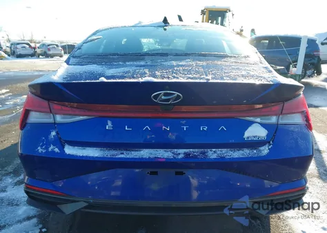 2021 Hyundai Elantra Limited from USA, damaged, VIN 5NPLP4AG0MH018793